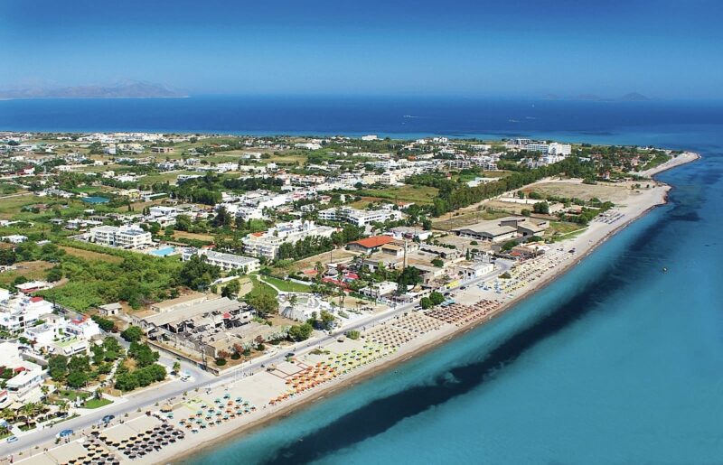 Lambi - Kos är en liten lugn badort nordväst om Kos stad.